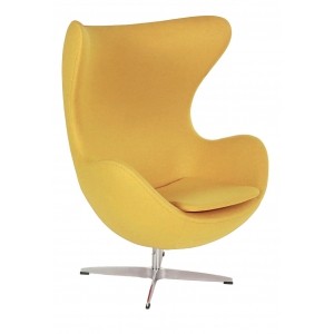Fotel Jajo żółty kaszmir B4 Premium/ 17818